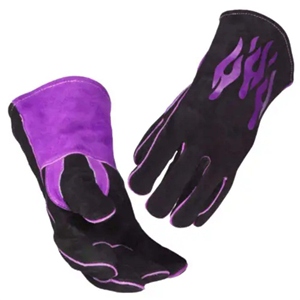 Breathable Cowhide Split Leather Safety <b>Gloves</b> Heat Resistant and Puncture Proof Hand Protection for Welding Animal Handling - Product Image 1
