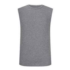 Débardeurs côtelés pour hommes de haute qualité personnalisés avec broderie, style décontracté, multicolores, en Spandex/Polyester - Product Image 2
