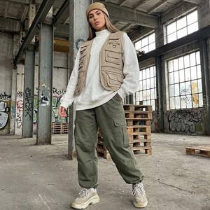 เสื้อสเวตเชิ้ตคอเต่าทรงโอเวอร์ไซส์ผ้าฝ้ายเฟรนช์เทอร์รี่หนา 400gsm สำหรับผู้หญิง สไตล์สตรีทแวร์ แบบเรียบๆ ขายส่ง - Product Image 6