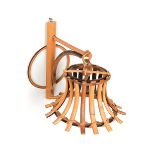Interior wall <b>sconce</b> <b>light</b> natural rattan <b>sconces</b> wholesale price decorative fixture for room - Product Image 3