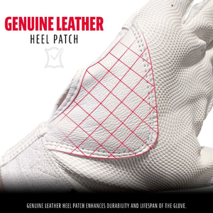 Guantes de Bateo de Béisbol y Sóftbol de Cuero Digital Duradero de Primera Calidad con Agarre Profesional, Elásticos, Servicio OEM ODM - Product Image 4