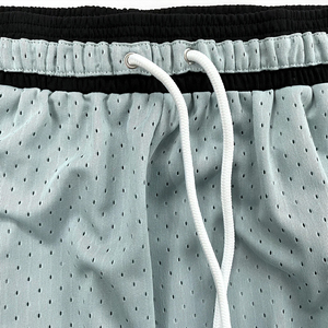 Shorts de basketball pour hommes en tissu doux, respirants, en maille, avec logo personnalisé, décontractés, pour la gym, le sport, la course à pied, en maille, personnalisables - Product Image 5
