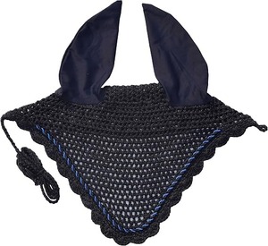 Crochet Horse Ear <b>Net</b> for Horses High Quality Handmade <b>Fly</b> Veil Custom Made OEM Logo Design Wholesale Horse Racing <b>Fly</b> Bonnets - Product Image 6