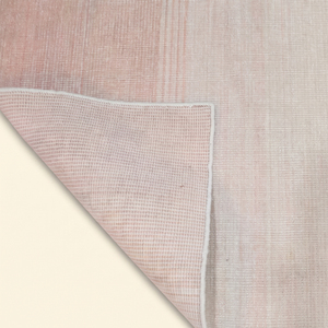 Alfombra de Lana Minimalista Ombre Rosa Horizon Tinte Marfil, Hecha a Mano, Ecológica, Antideslizante, de Lujo para Sala de Estar y Dormitorio - Product Image 5