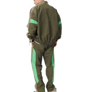 Ensemble de survêtement coupe-vent pour homme, nouveau design, 2 pièces, veste et pantalon color block tendance, respirant, vêtements de sport pour l'automne et l'hiver - Product Image 3