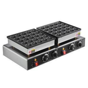 50pcs Mini Dutch Pancake Maker Non-Stick Stainless Steel Dorayaki Baker 1800W Commercial Dual <b>Electric</b> Poffertjes Grill <b>Pan</b> - Product Image 1
