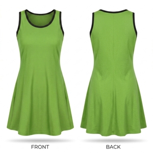 Uniforme de Tenis para Mujer al por Mayor, Conjunto de Ropa Deportiva, Tejido Elástico Transpirable, Diseños Personalizados para Equipos y Clubes Deportivos - Product Image 6
