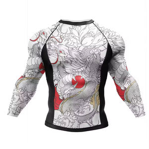 เสื้อรัดกล้ามเนื้อพิมพ์ลายแบบใหม่ ราคาถูก คุณภาพสูง สำหรับผู้ชาย - Product Image 1