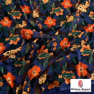 Premium Polyester Digital Printed Fabric Custom Manufacturer for Elegant Dresses Apparel and Home Textiles - Product Image 6