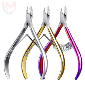 Tijeras de Acero Inoxidable para Manicura al por Mayor, Cortaúñas Curvo, Tijeras para Cutículas, Alicates para Eliminar Cutículas, Pinza para Cutículas - Product Image 4