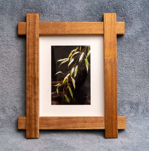 <b>Set</b> of 2 Handmade Wooden <b>Photo</b> <b>Frames</b> Stylish Design Rustic Appeal Eco-Friendly Customizable Colors for Modern Home Decoration - Product Image 1