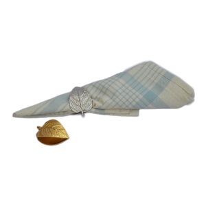 Modern Stylish Napkin Holder Metal Wire Gold Tissue Holders Handmade Unique Table Top Leaf Shaped Napkin <b>Rings</b> With <b>Cheap</b> Price - Product Image 3