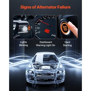 Alternatore per auto compatibile con Buick Enclave Base 3.6L 2012-2013, Chevy Traverse LT 2009-2016, GMC Acadia SLT 2007-2015, Saturn-11252 - Product Image 6