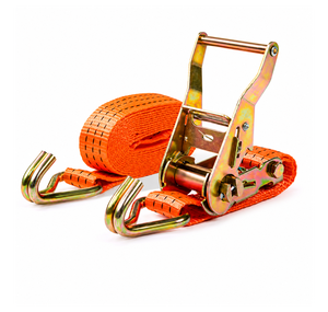 สายรัดรอกเก็ต Xstrap RS-055 ขนาด 38 มม. สำหรับงานหนัก พร้อมตะขอเกี่ยวลวด ได้รับการรับรองมาตรฐาน CE ผลิตจากโพลีเอสเตอร์ความทนทานสูง ขนาด 1 นิ้ว x 10 ฟุต สำหรับรัดสินค้าบนรถบรรทุก - Product Image 1