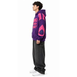 Sudaderas con Capucha Modernas y Elegantes de Manga Larga con Estampado Puff, Transpirables y Cómodas para Hombre, con Logotipo en Relieve - Product Image 5