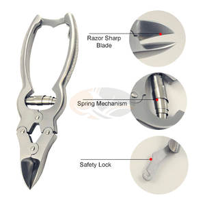 Cortauñas Curvo de Acero Inoxidable Profesional, Resistente, para Podología, Cortador de Uñas Quirúrgico para el Cuidado del Bebé - Product Image 6