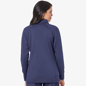 Veste d'allaitement personnalisée unie de haute qualité, nouveau design, entièrement zippée, en molleton de coton épais et chaud, pour femmes - Product Image 3