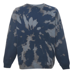 Sweat-shirt 3D personnalisé, fabrication directe, délavé à l'acide, unisexe, en molleton de coton épais, col rond, imprimé tie-dye, manches longues - Product Image 1