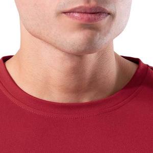 Camiseta de Manga Corta para Hombre, Cuello Redondo, Color Rojo, Corte Regular, Tejido Jersey de Secado Rápido, Estilo Casual - Product Image 5
