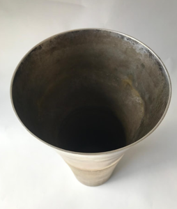 Handmade <b>Extra</b> <b>Large</b> Modern Moorish Trumpet <b>Floor</b> <b>Vase</b> Raw Silver Finish Home Decoration and Wedding Aluminium Material <b>Vase</b> - Product Image 6