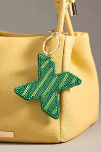 Nuevo Llavero y Colgante para Bolso con Letra W a Cuadros Rosa y Blanco, Hecho a Mano, Personalizado con Bordado de Cuentas de Semilla y Anillo de Metal Dorado, Regalos de Joyería - Product Image 4