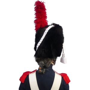 Reproducción de un sombrero Shako de la Guardia Imperial Francesa del Primer Imperio, a menudo usado por granaderos o cazadores. - Product Image 2