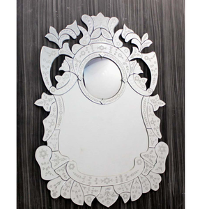 Miroir mural vénitien de style luxueux |   Miroir décoratif d'appoint de style baroque vintage |   Miroir en verre élégant pour la décoration murale du salon - Product Image 1