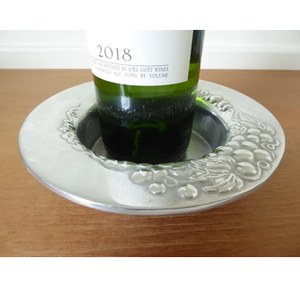 Sous-verre en aluminium classique à motif floral en relief, impression et design de logo personnalisés à un prix incroyable - Product Image 1