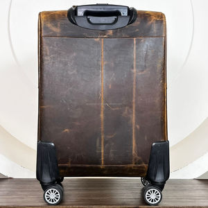 Luxury Designer Pattern Hand <b>Tooled</b> Genuine Cowhide Leather Suitcase Bag <b>Trolley</b> Luggage Perfect for Travel Multi-functional - Product Image 5