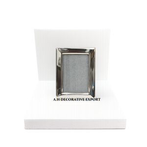 Luxury Silver Metal Photo <b>Frame</b> Elegant Polished Nickel <b>Picture</b> <b>Frame</b> for Desktop Decor & <b>Wedding</b> Gifts Wholesale Custom Size - Product Image 3