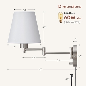 Modern LED <b>Wall</b> Lamp Indoor <b>Sconce</b> OEM Customization <b>Lighting</b> Minimalist Industrial Amber Glass Ribbed Shade - Product Image 5