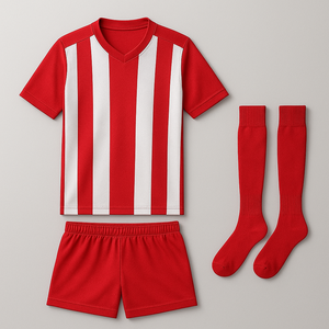 Tenue de football professionnelle 100% polyester 165GSM Power Dry Anti UV Confortable Personnalisable Maillot de football Vêtement d'équipe - Product Image 3