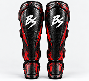 High Quality <b>MMA</b> <b>Shin</b> <b>Guard</b> Muay Thai <b>Shin</b> <b>Guard</b> /Boxing Training <b>Shin</b> <b>guard</b> Sublimation Print Buckle Closure Adult Sports - Product Image 1