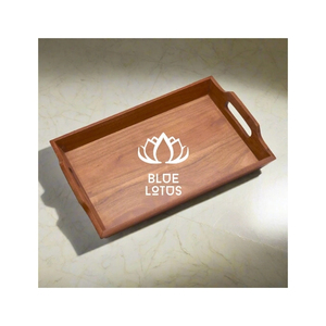 Très demandé : Plateau de service en bois écologique, vaisselle en bois pour la restauration, la présentation de desserts et les événements - Product Image 1