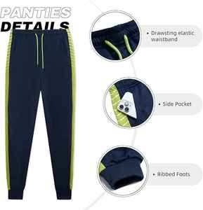 Conjunto de sudadera con capucha y pantalones deportivos de forro polar grueso, corte ajustado, estilo urbano, para entrenamiento y gimnasio, para hombre - Product Image 3