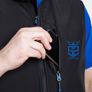 Chaleco Cortavientos para Hombre, Diseño de Última Moda, 100% Poliéster, Impermeable y Transpirable, Venta al Por Mayor - Product Image 5