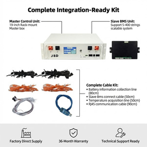   BMS 96V 102.4V 240V 384V 100-1000V 32S 112S avec affichage LCD, BMS LiFePO4 HV, automatisation haute tension avec maître et esclave - Product Image 4