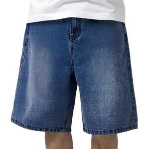 Shorts en jean vintage délavé à l'acide de haute qualité, nouveau design, respirants pour hommes - Product Image 1