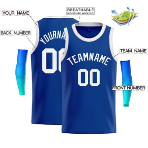 Maillots de basket-ball unisexes sans manches 100 % polyester, personnalisables en gros, couleurs et équipes sur mesure, cousus - Product Image 3