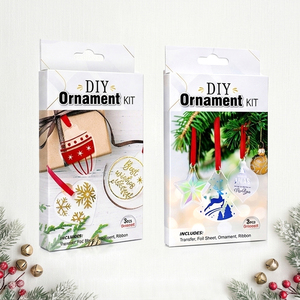 Kit de Adornos DIY de Acrílico con Forma Irregular, Estilo Festivo, para Colgar - Product Image 3