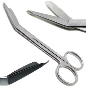 10 Tijeras para Vendajes de 5.5 Pulgadas, Instrumentos Quirúrgicos Ligeros para Enfermeras de Lister, por Mahfooz Instruments - Product Image 6