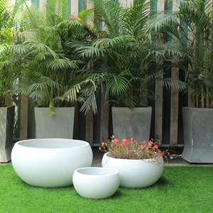 Ensemble de jardinières en béton GRC écologiques style ferme, modernes, pour jardin, balcon et intérieur – Vente chaude - Product Image 1