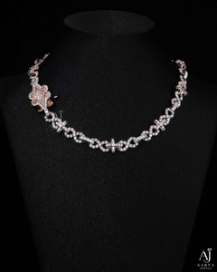 Collar de Cadena Cubana de Plata de Ley 925 con Moissanita, Diseño de Cruz con Incrustaciones, Bañado en Rodio, Unisex, Regalo de Compromiso - Product Image 1