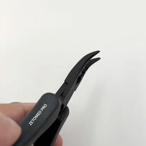 Hair Pliers Curved Head Teeth 3 Holes <b>Micro</b> and Nano Beads Ring Links Feather Hair <b>Extension</b> Tools Plier OEM Service - Product Image 5