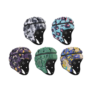Kids Rugby Helmet Breathable Soft Padding Headgear with Reflective Strips for Soccer Baseball Outdoor Sports Safety - Product Image 3