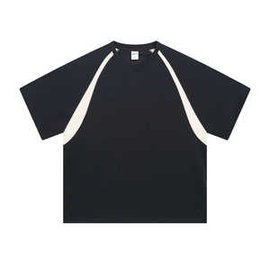 Nouvel Arrivage T-shirt Col V Délavé à l'Acide pour Homme 2026 – Meilleure Vente Qualité Supérieure Coupe Boxy en Jersey - Product Image 4