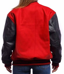 Custom Logo Varsity Bomber <b>Jacket</b> for <b>Men</b> Winter XL Size Canvas <b>Leather</b> <b>Jacket</b> Stand Letterman Streetwear Embroidery Chenille - Product Image 3