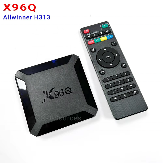 X96Q Android 10.0 Smart TV Box Allwinner H313 2.4G WiFi Support 4K H.265 HEVC Set Top Box