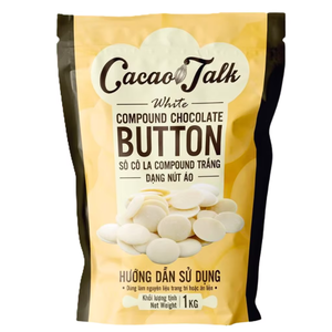 Chocolat Composé en Gros le Plus Vendu Service OEM/ODM Chocolat Blanc en Boutons HALAL Cacao 1KG Biscuits Bonbons Prix Avantageux - Product Image 1