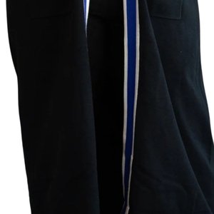 Cardigan long noir Zeta Phi Beta pour femme, broderie lettres grecques, ouvert sur le devant, en maille, décontracté, élégant, coupe premium - Product Image 5